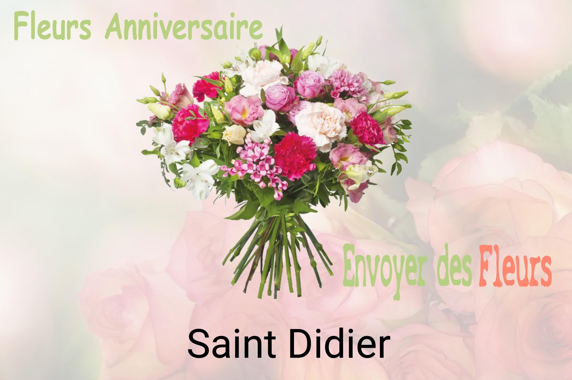 Bouquet de fleurs d’anniversaire livré à Saint-Didier